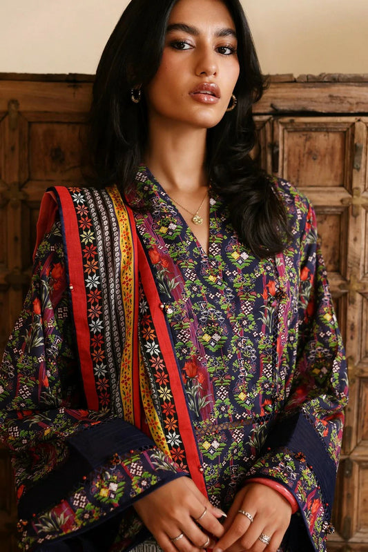 Zaha - Amaya Printed Lawn Collection - VEDA (APL26-08) - Unstitched