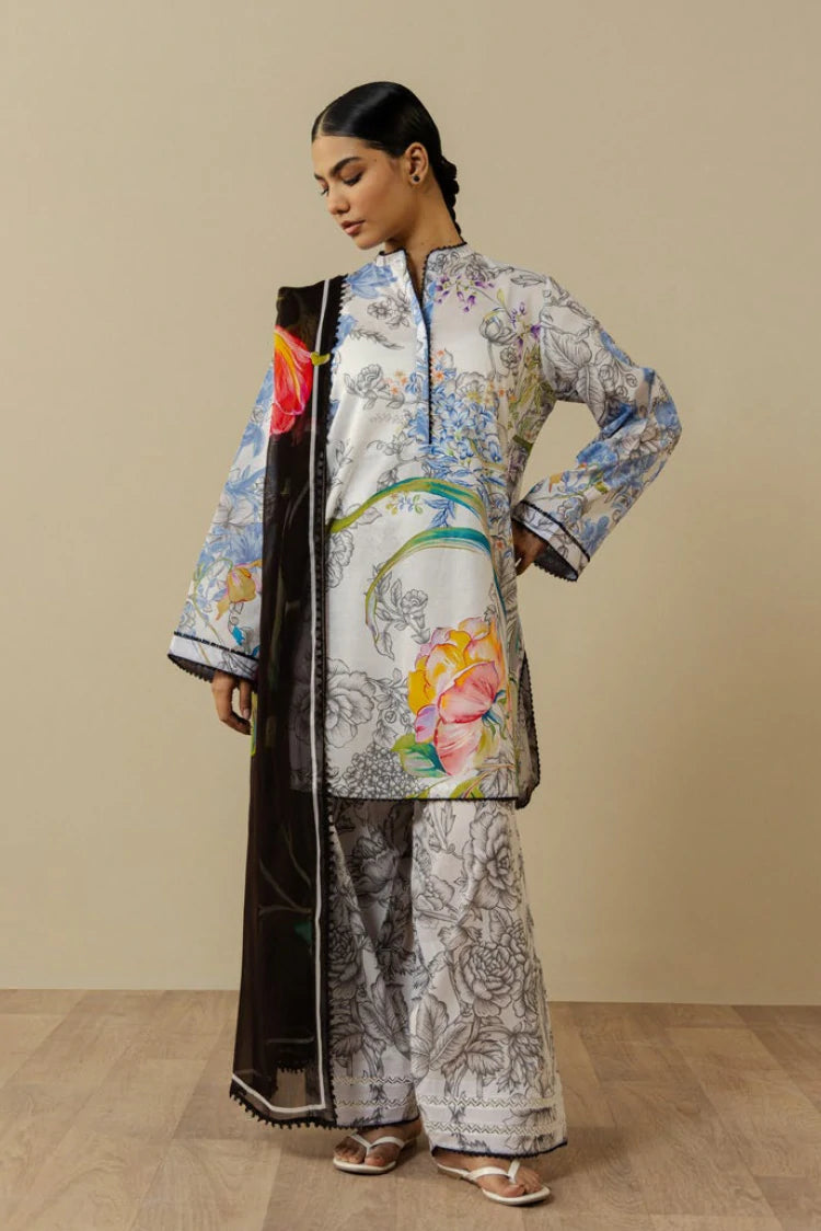Zara Shahjahan - Coco Prints Drop 3 - FIORA-2A - Unstitched