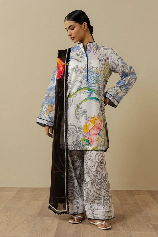 Zara Shahjahan - Coco Prints Drop 3 - FIORA-2A - Unstitched