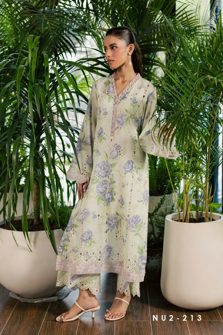 Nureh - Ballerina Embroidered Chikankari 2 Piece Collection Vol 3 - NU2-213 - Unstitched
