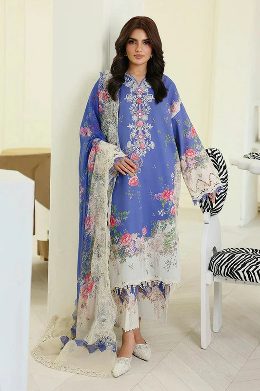 Roheenaz - Petals In Prints - 10-Bloom Portrait - Unstitched