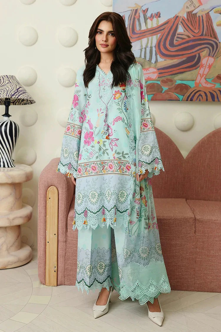 Roheenaz - Petals In Prints - 06-Delft Bloom - Unstitched