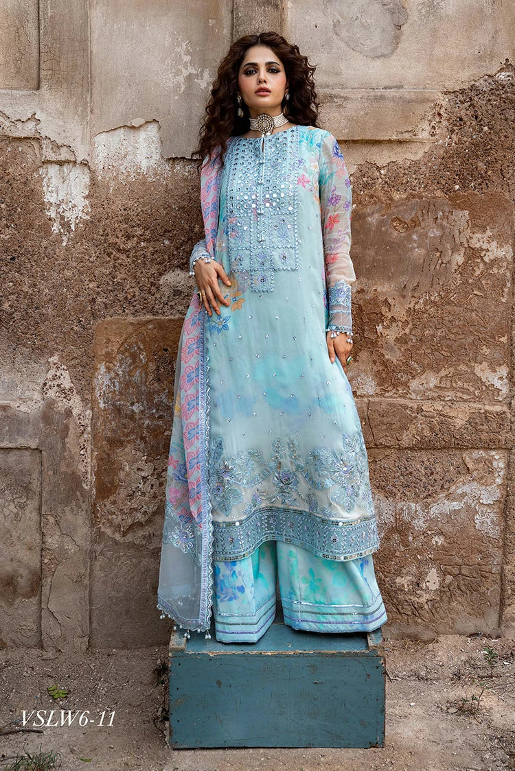 Charizma - Vasal Luxury Chiffon Collection Vol 1 - VSLW6-11 - Unstitched