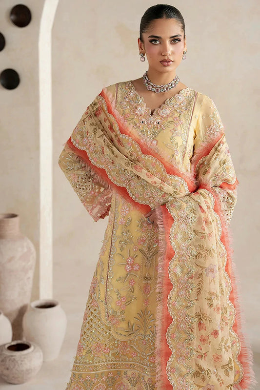 Gulaal - Inaaya Embroidered Chiffon Vol 2 - D-51-Roselle - Unstitched