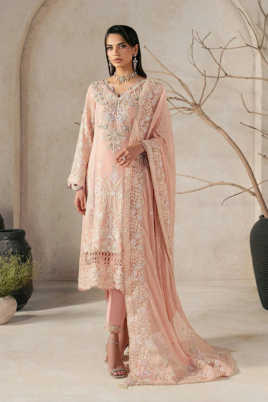 Gulaal - Inaaya Embroidered Chiffon Vol 2 - D-53-Julian - Unstitched