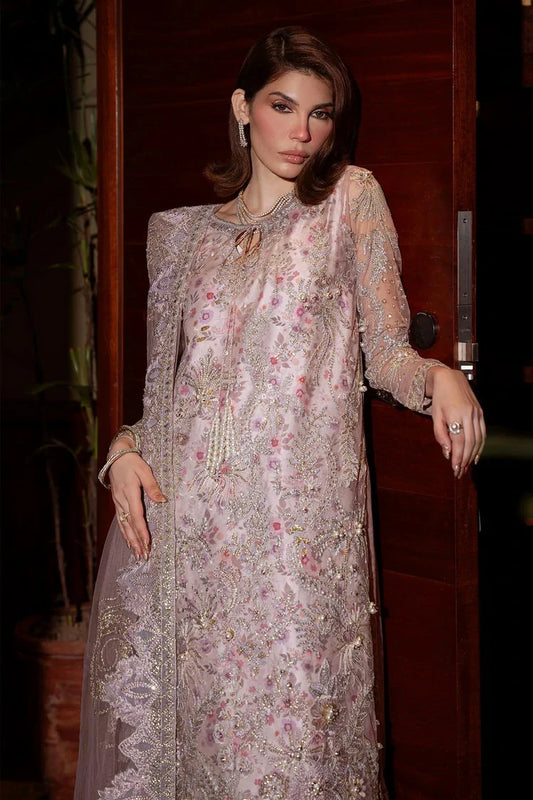 Nureh - Elaya Luxury Chiffon Collection - NEL-85 - Unstitched