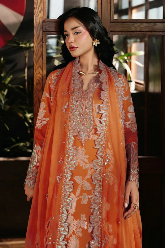 Nureh - Maya Embroidered Jacquard Collection - NJ-109 - Unstitched