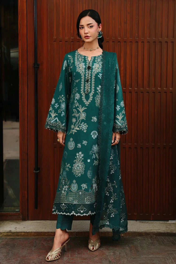 Nureh - Maya Embroidered Jacquard Collection - NJ-110 - Unstitched