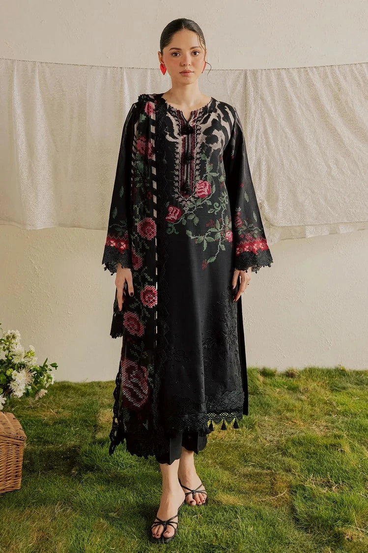 Nureh - Gardenia Embroidered and Printed Viscose Collection Vol 3 - NSG-230 - Unstitched