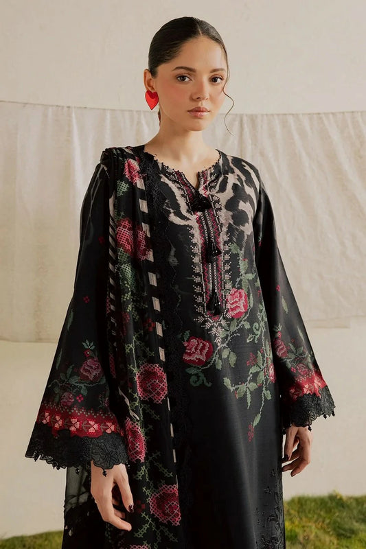 Nureh - Gardenia Embroidered and Printed Viscose Collection Vol 3 - NSG-230 - Unstitched