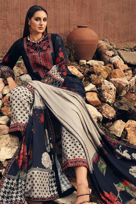 Charizma - Combination Embroidered Linen Collection Vol 1 - CCW7-10 - Unstitched