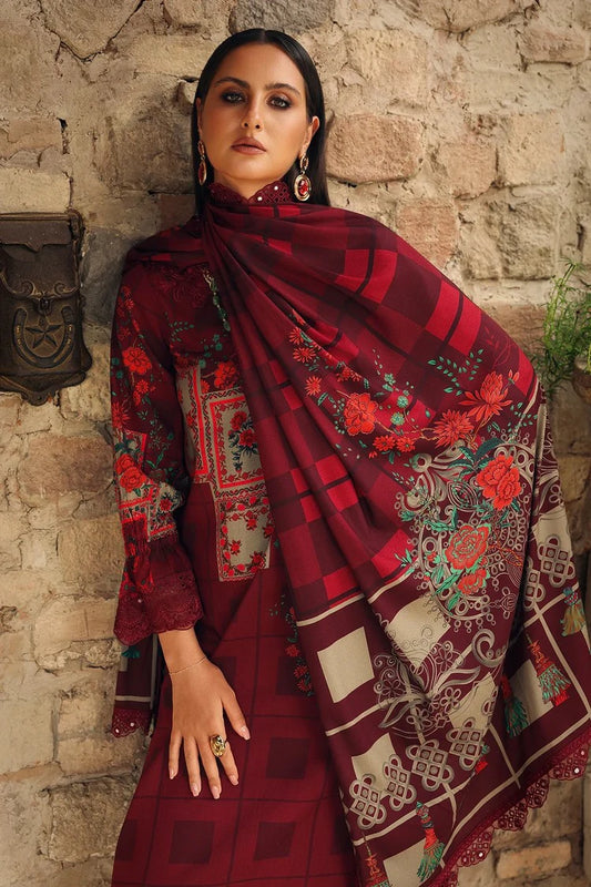 Charizma - Combination Embroidered Linen Collection Vol 1 - CCW7-06 - Unstitched
