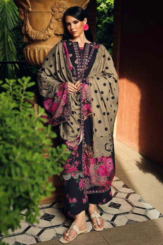 Charizma - Combination Embroidered Linen Collection Vol 1 - CCW7-08 - Unstitched