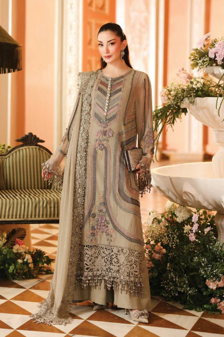 Maria B - Royal Tea Affair Chiffon - MPC-07-01 - Unstitched