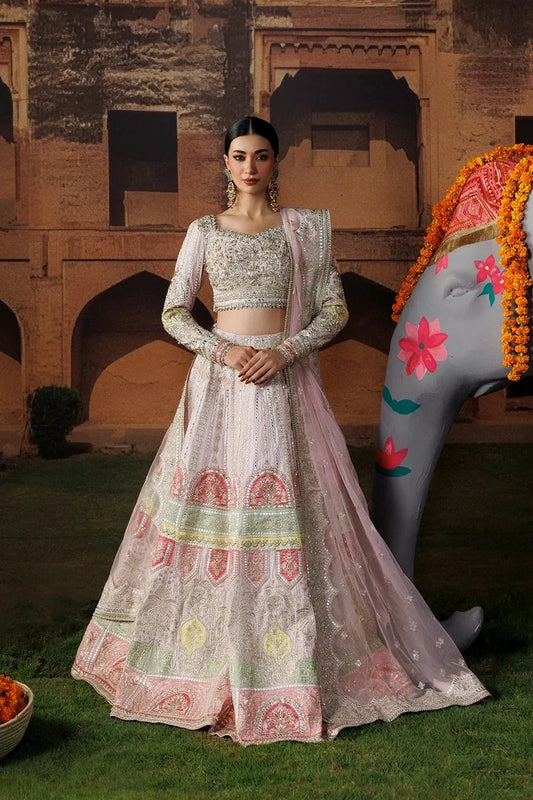 Afrozeh - Shehnai Wedding Formals - 153-Gul-e-roshan - Unstitched