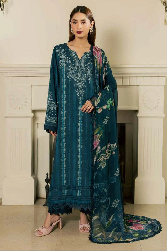 Nureh - Signature Print Printed Viscose Slub Collection Vol 3 - SP-210 - Unstitched