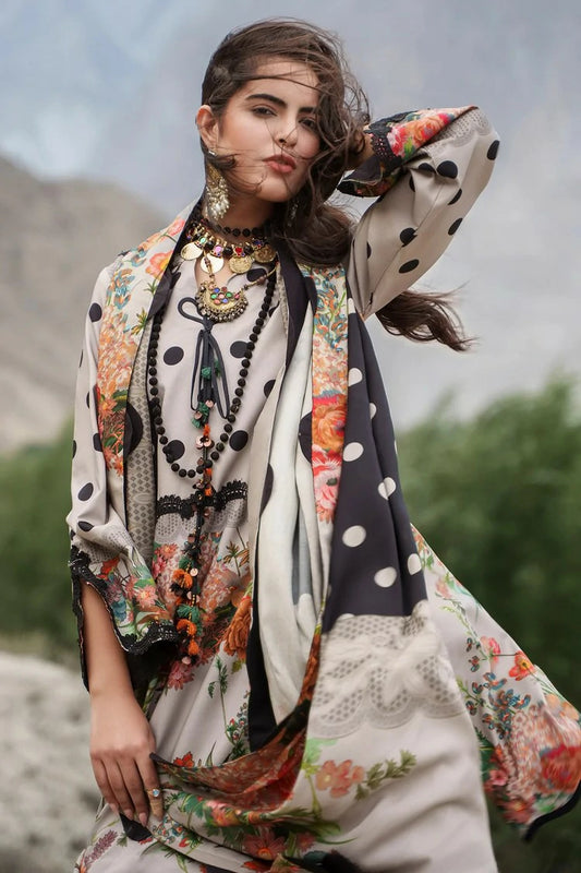 Charizma - C Prints Printed Linen Collection Vol 1 - CPW6-07 - Unstitched