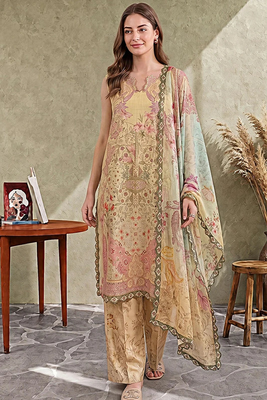 Asifa & Nabeel - Cambric Printed - Ayra (CU26-01) - Unstitched