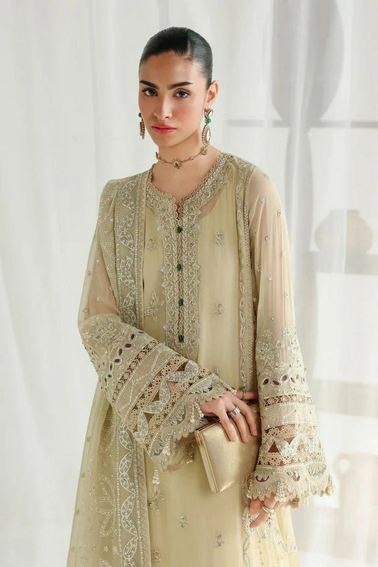 Qalamkar - Chiffon - QCC-01 DEENA - Unstitched