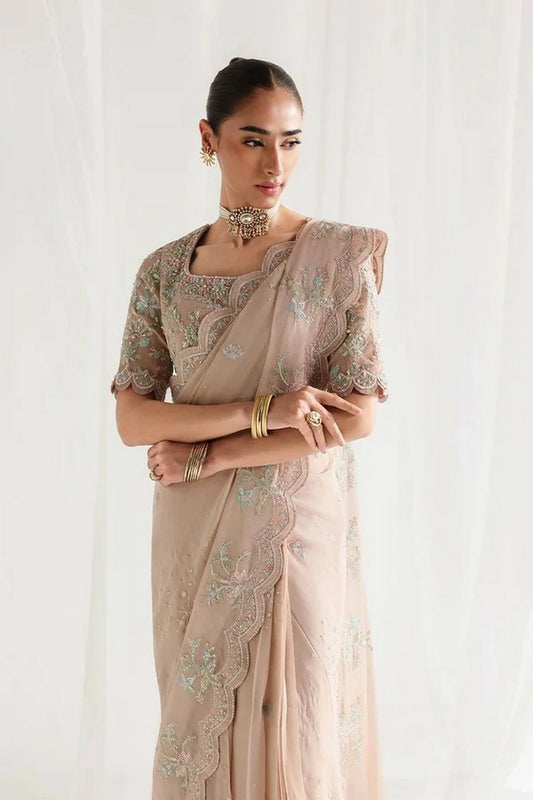 Qalamkar - Chiffon - QCC-04 NOVERA - Unstitched