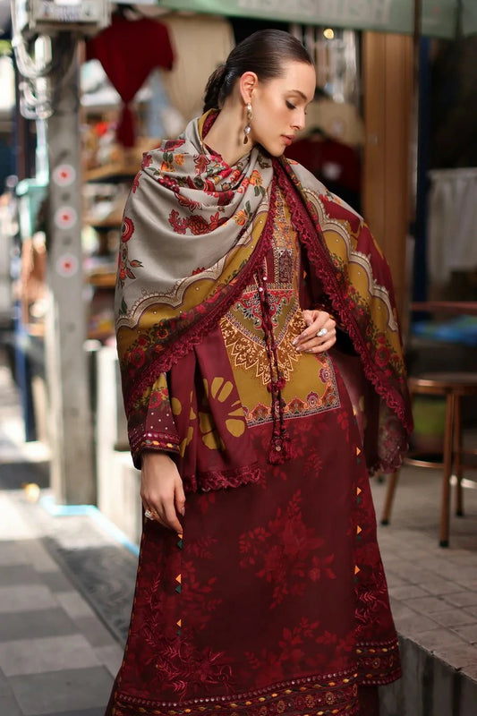 Charizma - Aniiq Embroidered Printed Linen Collection Vol 1 - ANW7-03 - Unstitched