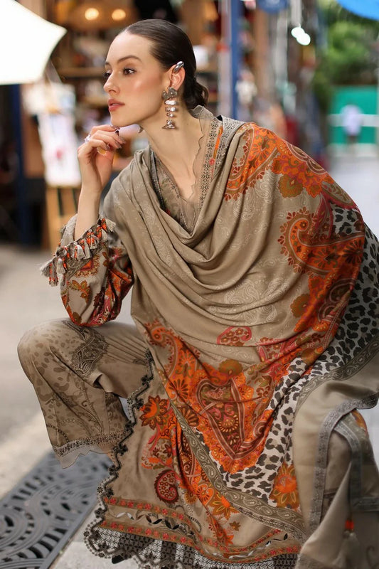 Charizma - Aniiq Embroidered Printed Linen Collection Vol 1 - ANW7-04 - Unstitched