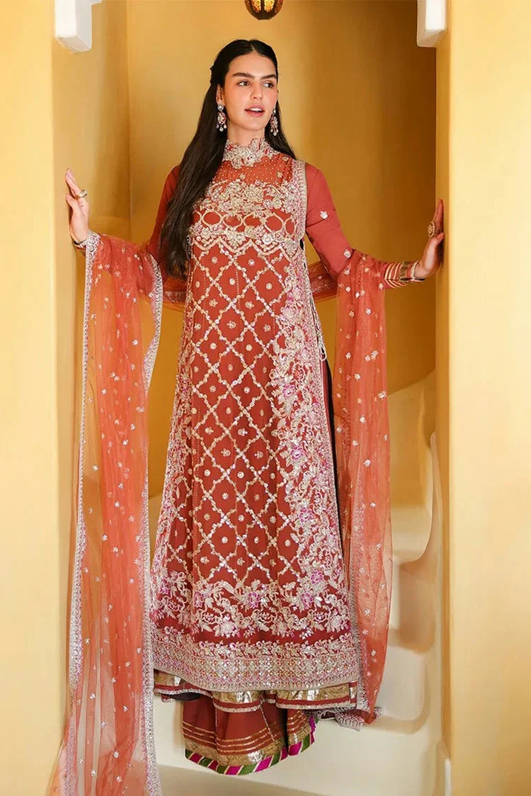 Mushq - Bachelorette Chronicles Chiffon Collection - 03-Rose Romance - Unstitched