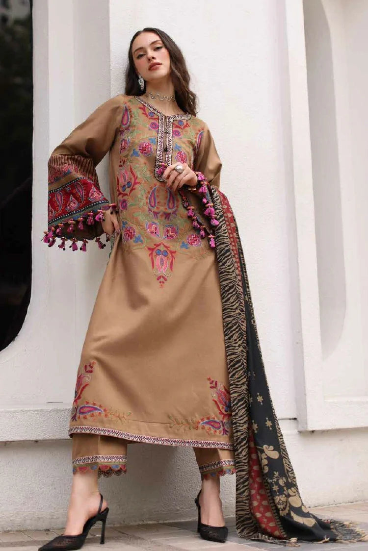 Poshima Embroidered Peach Leather Collection Vol 1