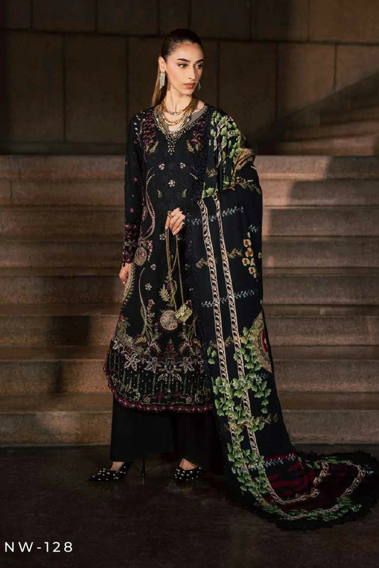 Nureh - Maya Embroidered Linen Collection Vol 1 - NW-128 - Unstitched