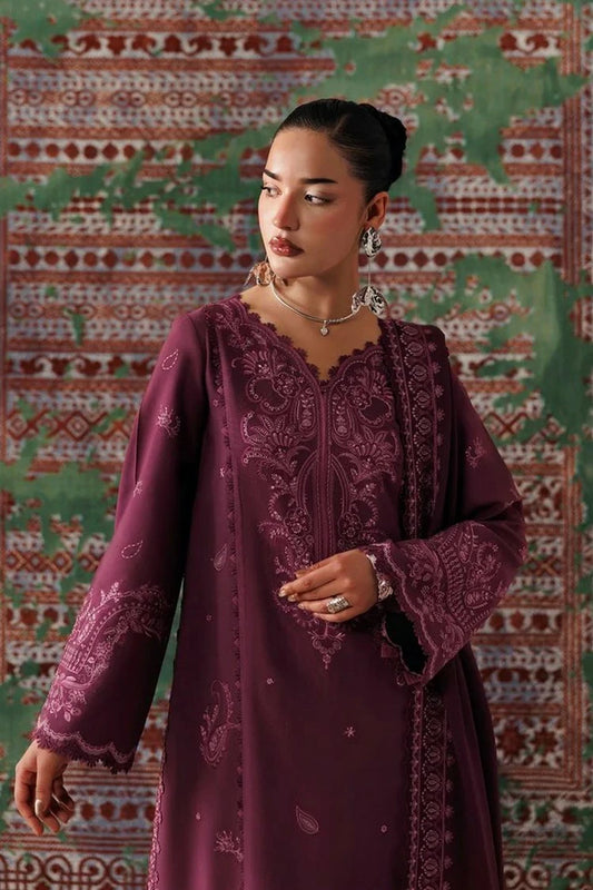 Qalamkar - Qline Linen Collection - QLW-14 FARWA - Unstitched