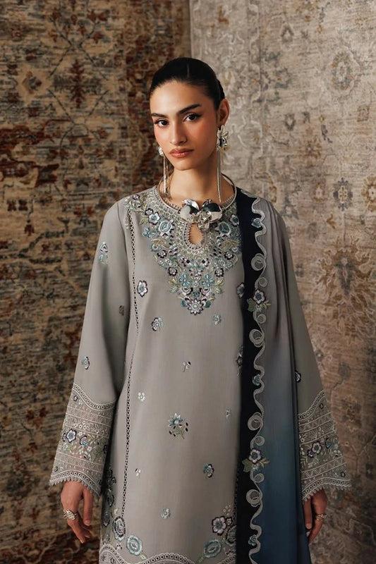 Qalamkar - Qline Linen Collection - QLW-15 GINA - Unstitched