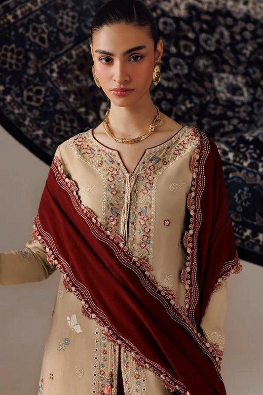 Qalamkar - Qline Linen Collection - QLW-16 HAMNA - Unstitched