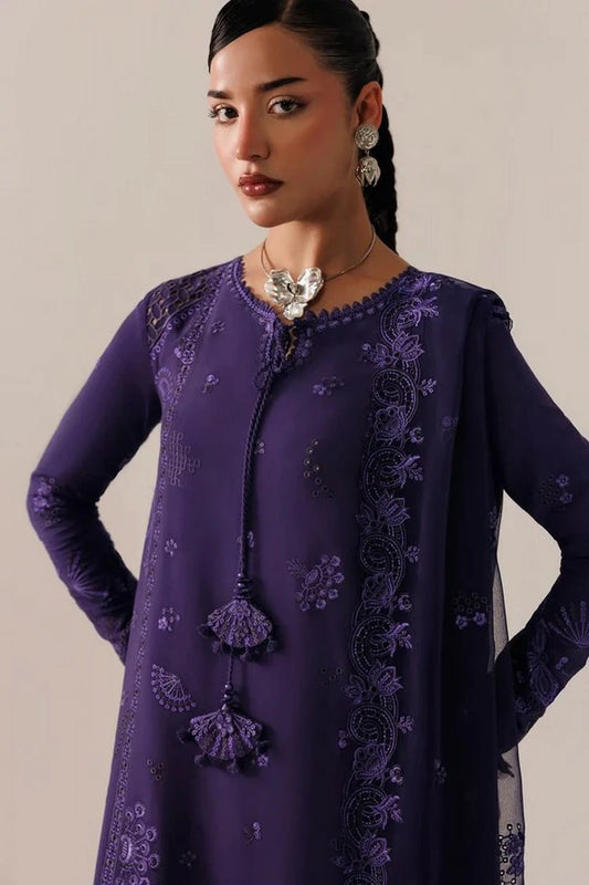Qalamkar - Qline Linen Collection - QLW-05 ZEEMAL - Unstitched