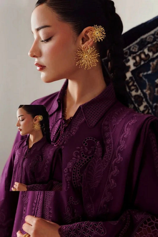 Qalamkar - Qline Linen Collection - QLW-07 MAHEEN - Unstitched