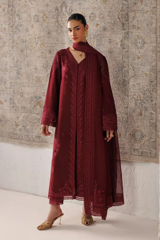 Qalamkar - Qline Linen Collection - QLW-08 NEIRAH - Unstitched
