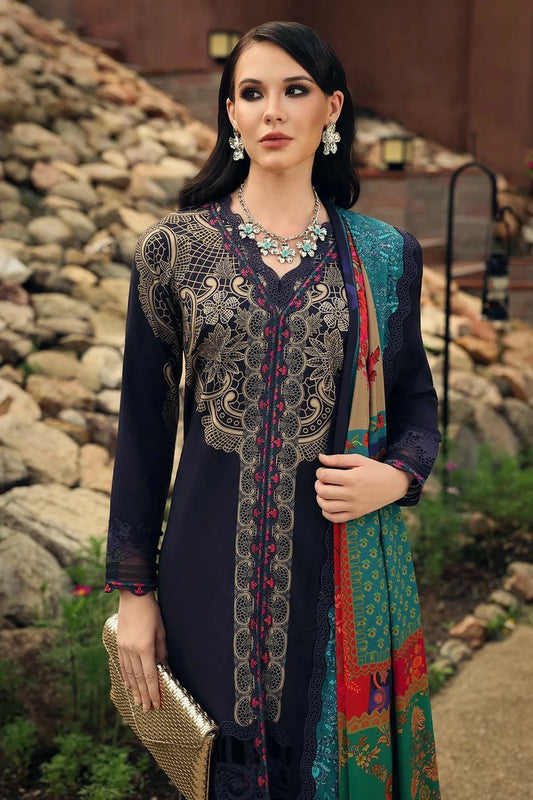 Charizma - Combination Embroidered Linen Collection Vol 2 - CCW7-13 - Unstitched