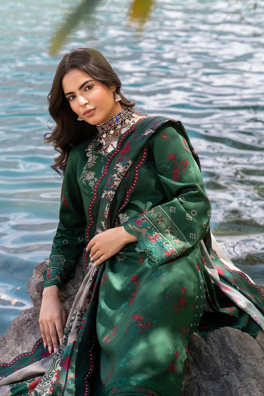 Charizma - Combination Embroidered Linen Collection Vol 2 - CCW7-14 - Unstitched