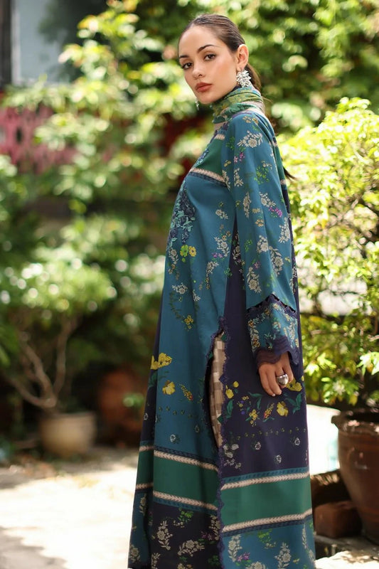 Charizma - Combination Embroidered Linen Collection Vol 2 - CCW7-18 - Unstitched