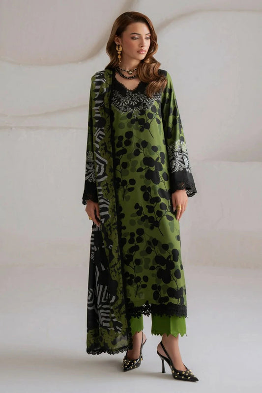 Nureh - Signature Print Printed Viscose Slub Collection Vol 4 - SP-219 - Unstitched