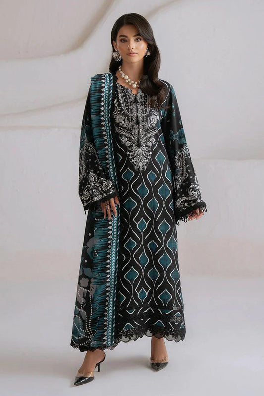 Nureh - Signature Print Printed Viscose Slub Collection Vol 4 - SP-220 - Unstitched