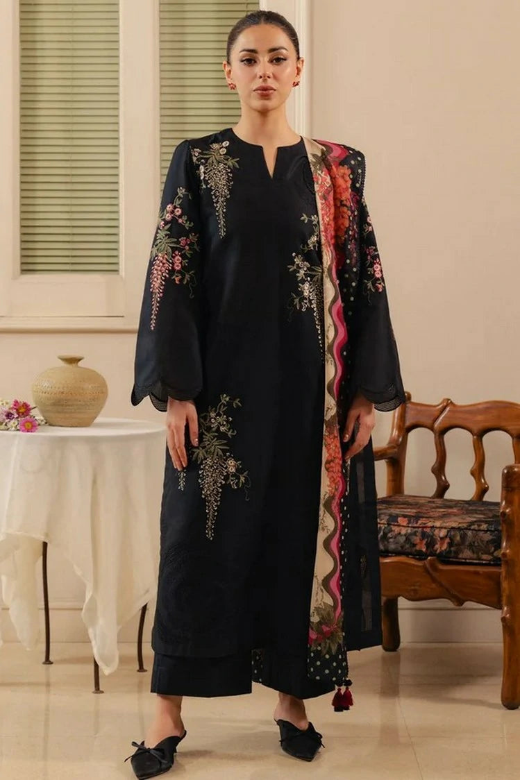 Jazmin - Unstitched WInter - EMBROIDERED PREMIUM VISCOSE UW-0250 - Unstitched
