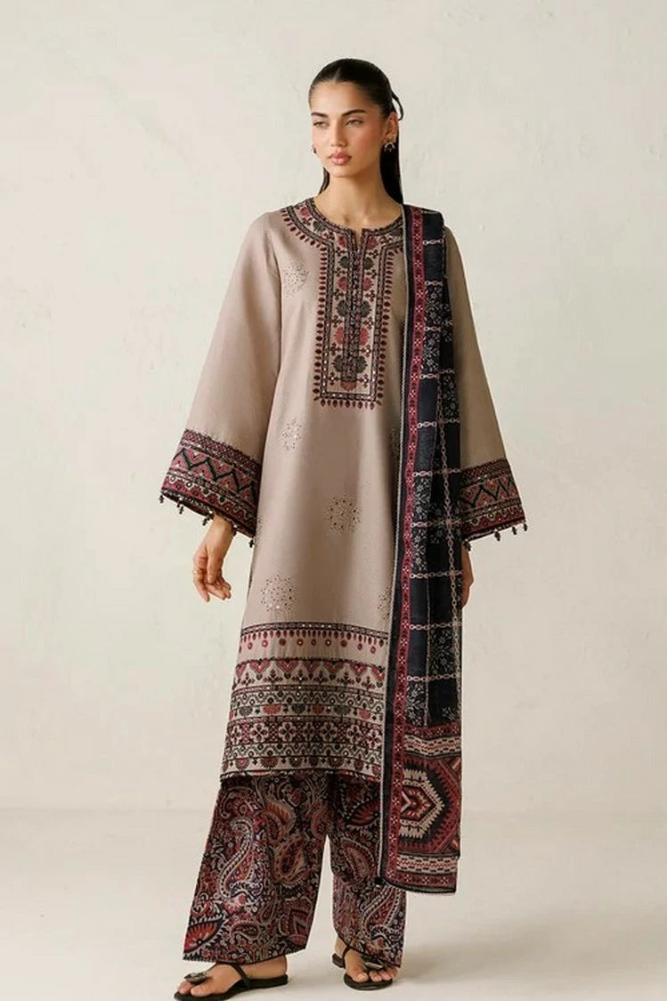 Jazmin - Unstitched WInter - EMBROIDERED PREMIUM DOBBY UW-0282 - Unstitched