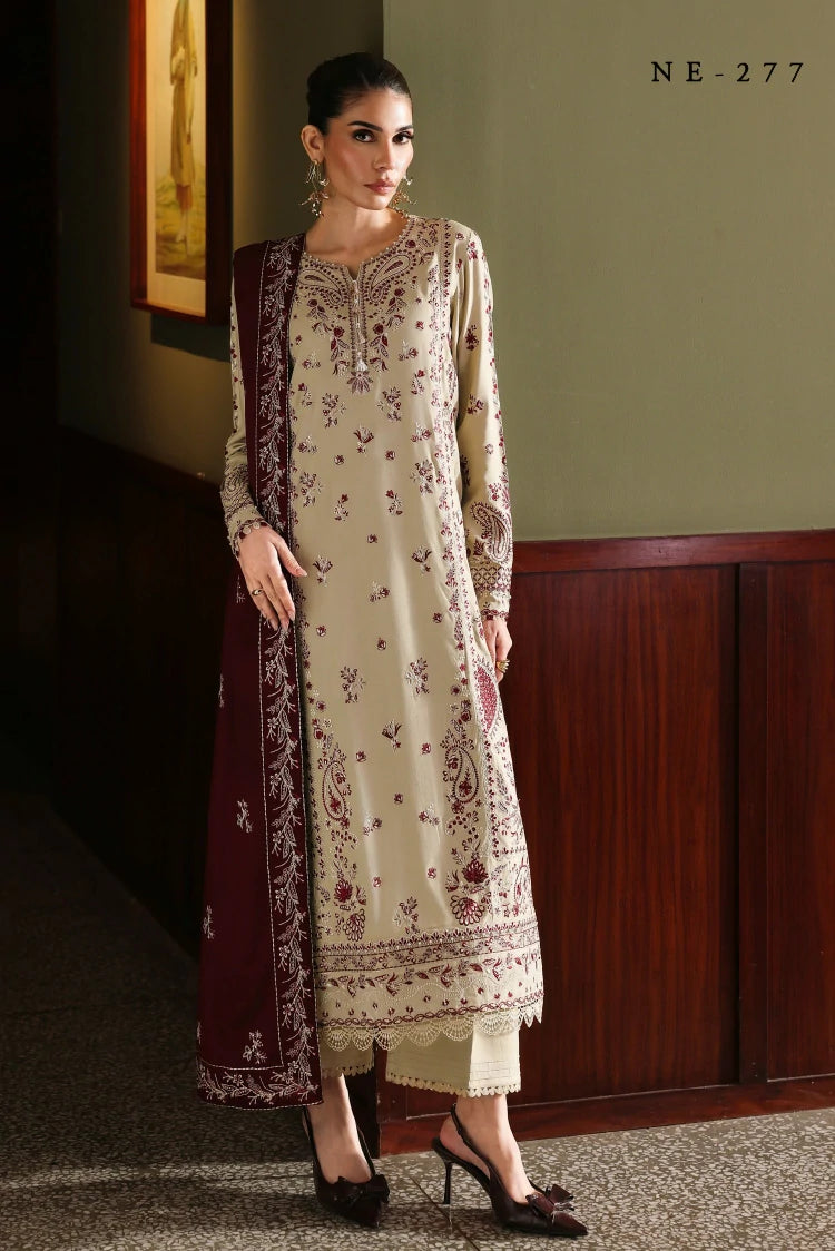 Nureh - Exclusive Embroidered Marina Collection Vol 2 - NE-277 - Unstitched