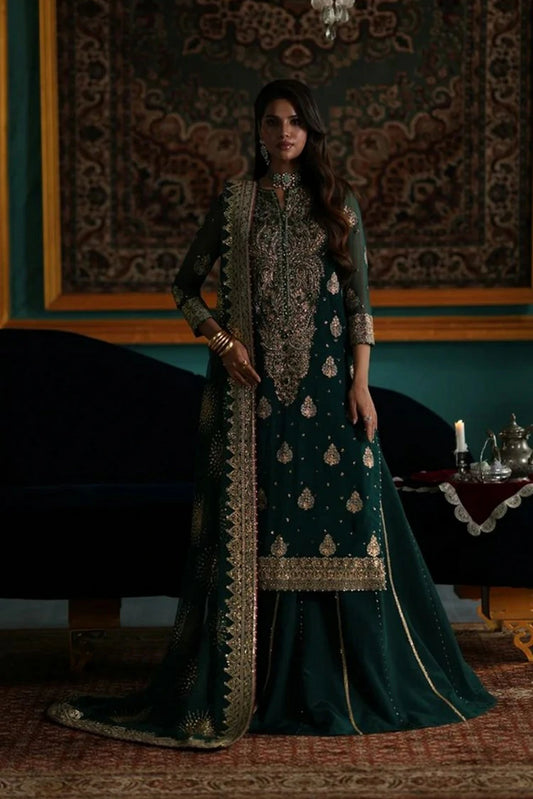 Zevk - Afsanah Luxury Formal Vol 2 - ZAMRUD-D5-B - Unstitched