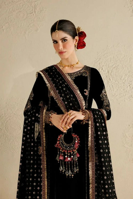 Jazmin - Chandni Luxury Velvet Formals - CVF26-D01 - Unstitched