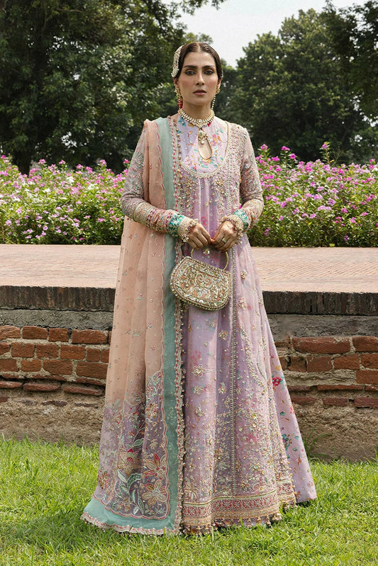 Hussain Rehar - The Doll House Festive Collection - D-853-Gulrang - Unstitched