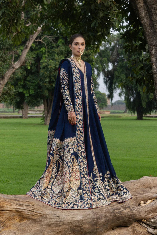 Hussain Rehar - The Doll House Festive Collection - D-881-Neelum - Unstitched