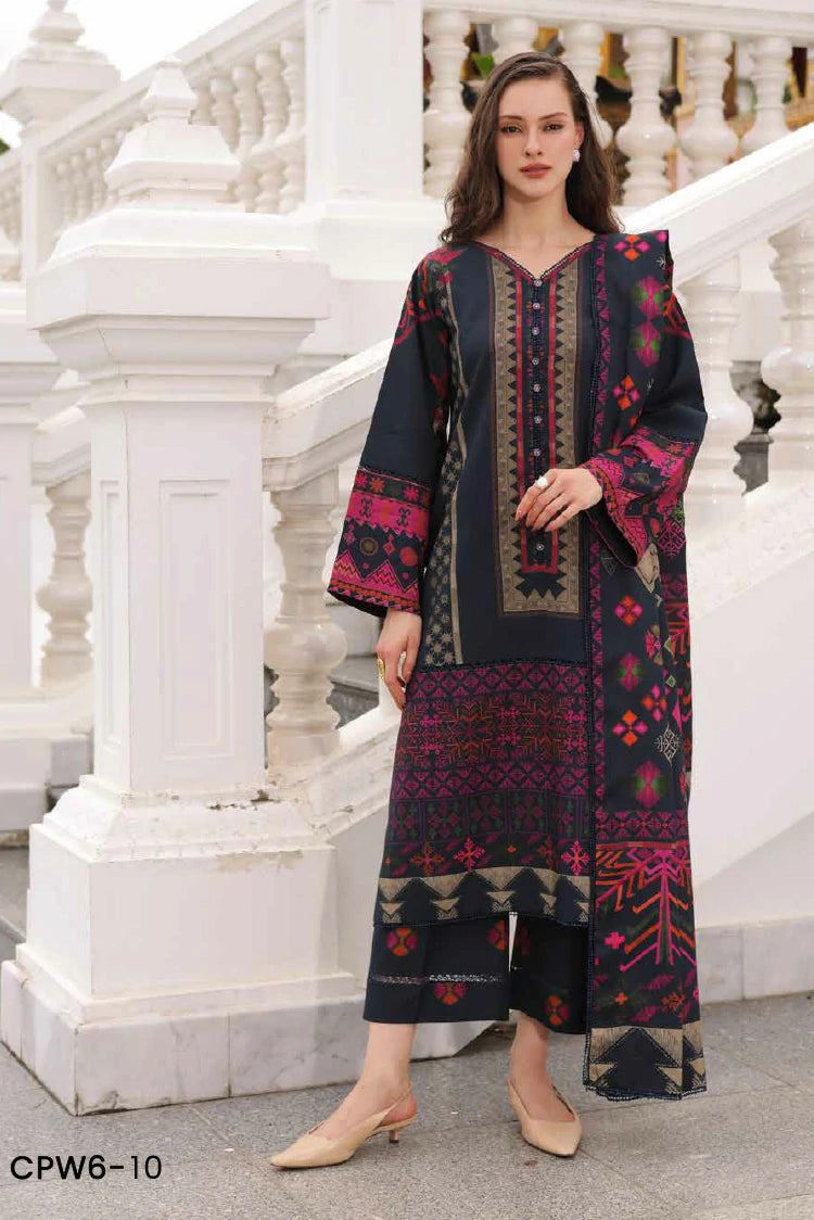Charizma - C Prints Printed Linen Collection Vol 2 - CPW6-10 - Unstitched