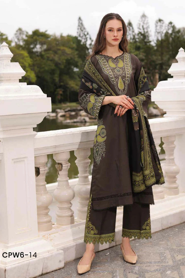 Charizma - C Prints Printed Linen Collection Vol 2 - CPW6-14 - Unstitched