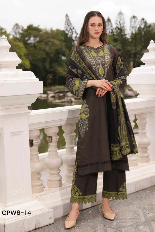 Charizma - C Prints Printed Linen Collection Vol 2 - CPW6-14 - Unstitched